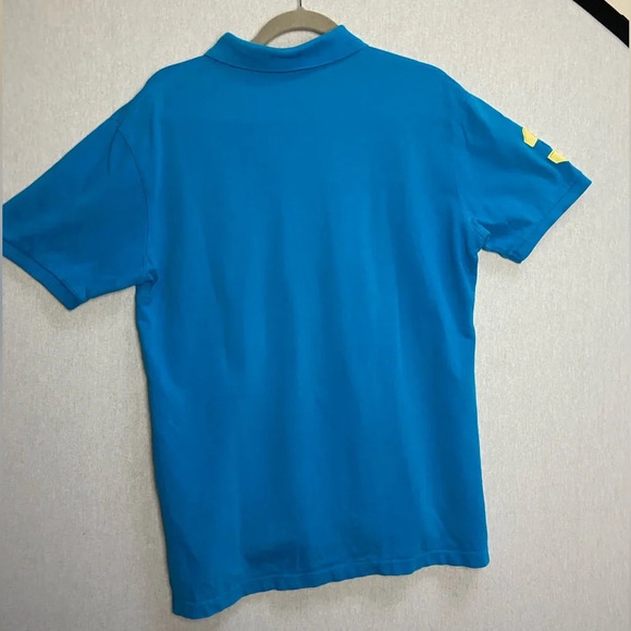 U.S Polo  Assn. Large Embroidered Logo Collar shirt Sz M - Picture 3 of 13